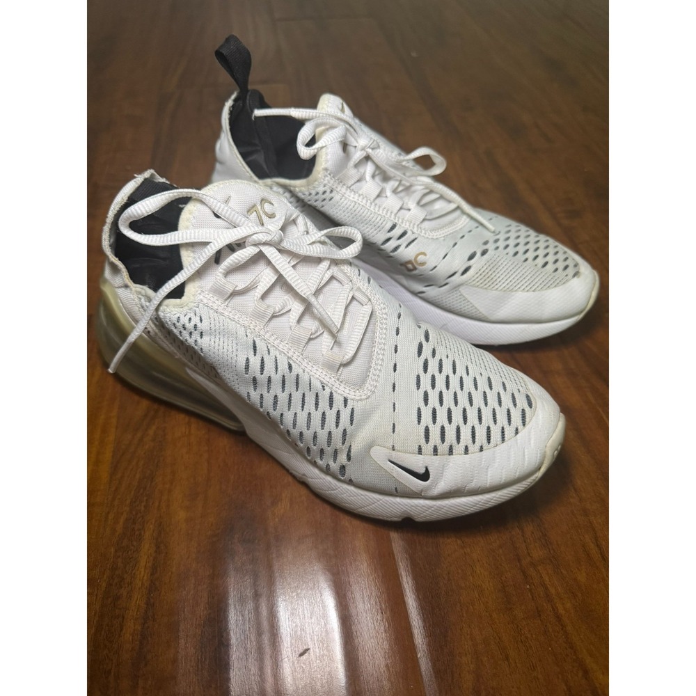 Nike Air Max 270 Shoes Womens Size 6 Running Comfort AH6789-100 Sneakers